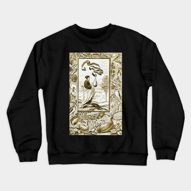 Origin of the Philosopher's Stone Crewneck Sweatshirt by Hermetictees